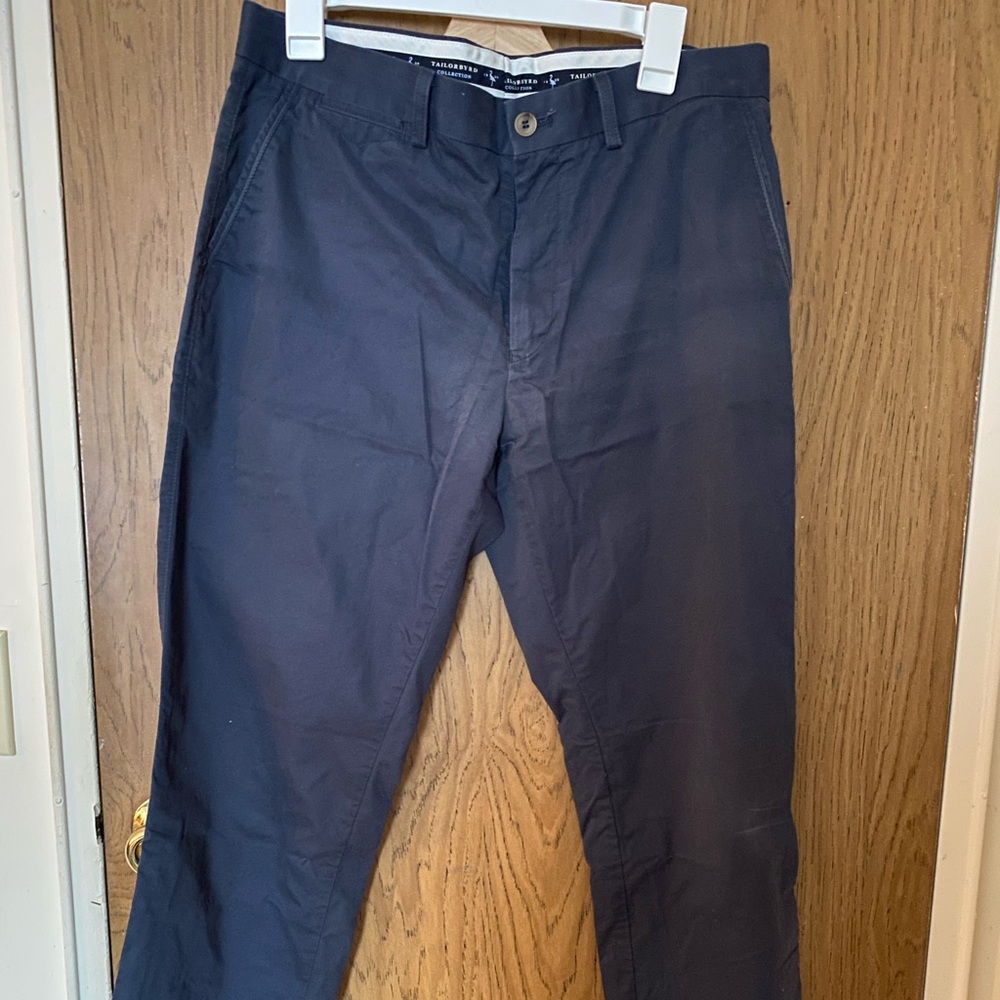 Tailorbyrd, size34/30, navy pant
